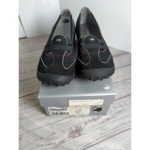 Clarks Privo Tequini Women's Size 6.5 Black/Pink Suede Sporty Athletic Flats NIB